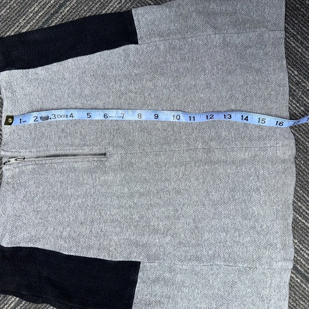 Mo:vint By Anthropologie Gray Black‎ Mini Skirt EUC Size XS